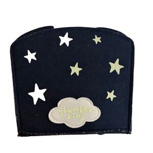 Slumberkins Glow In The Dark Basket Navy Blue Stars